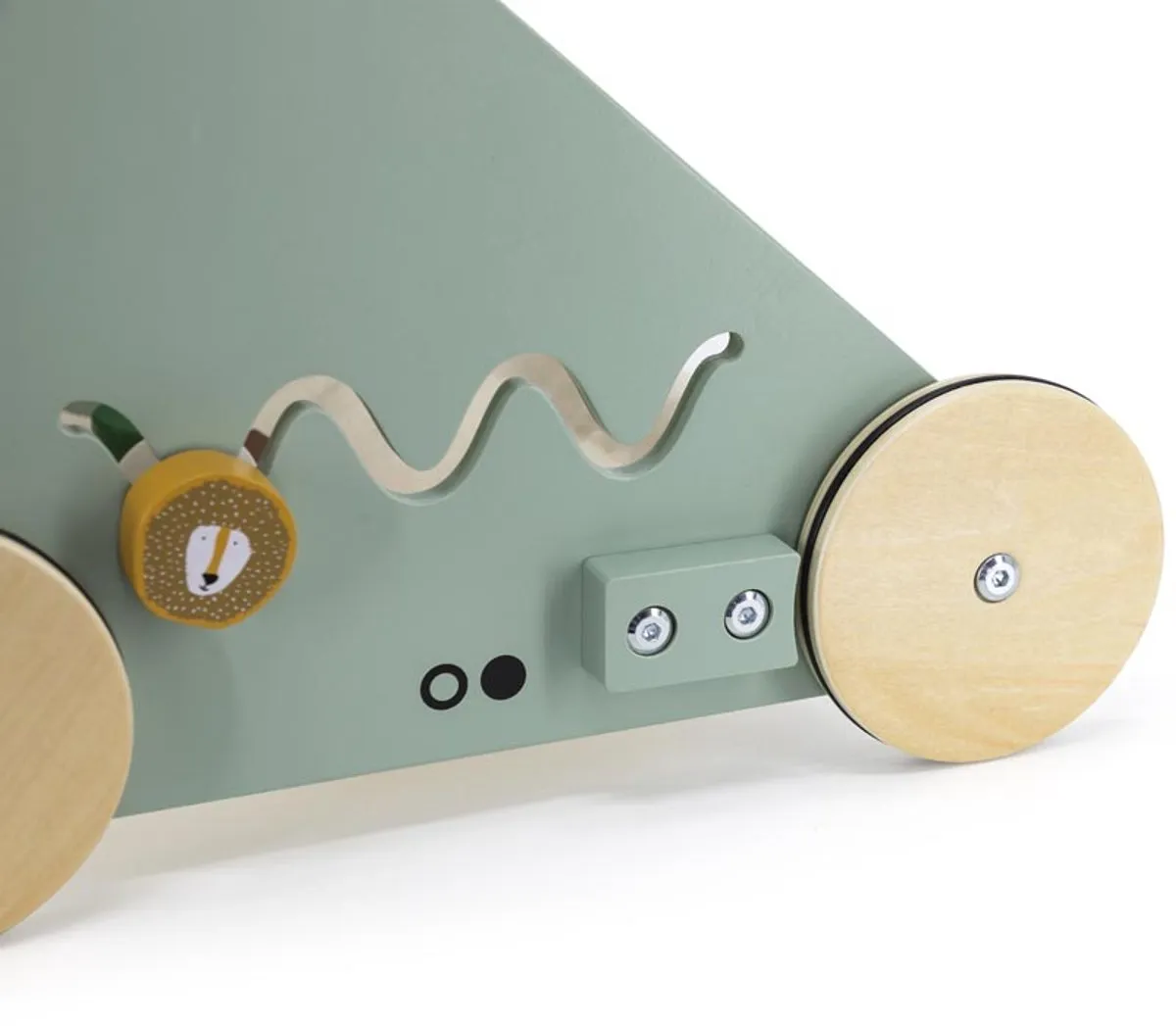 Trixie Houten Loopwagen Multi - Activiteitenbord