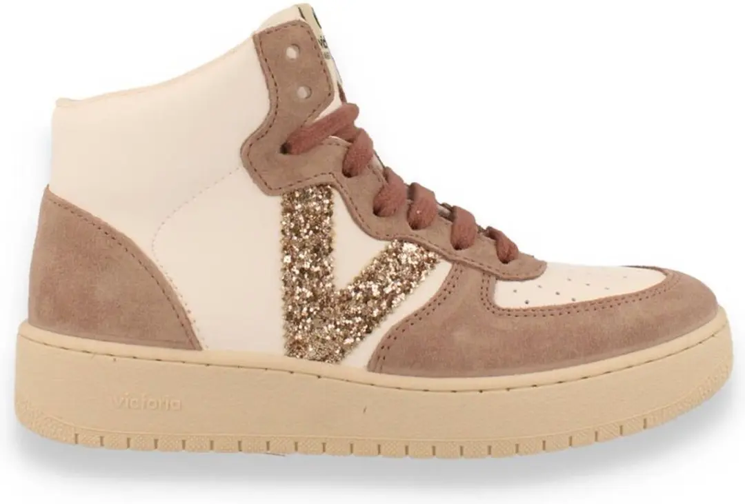 Victoria Lavanda Dames Sneaker Hoog