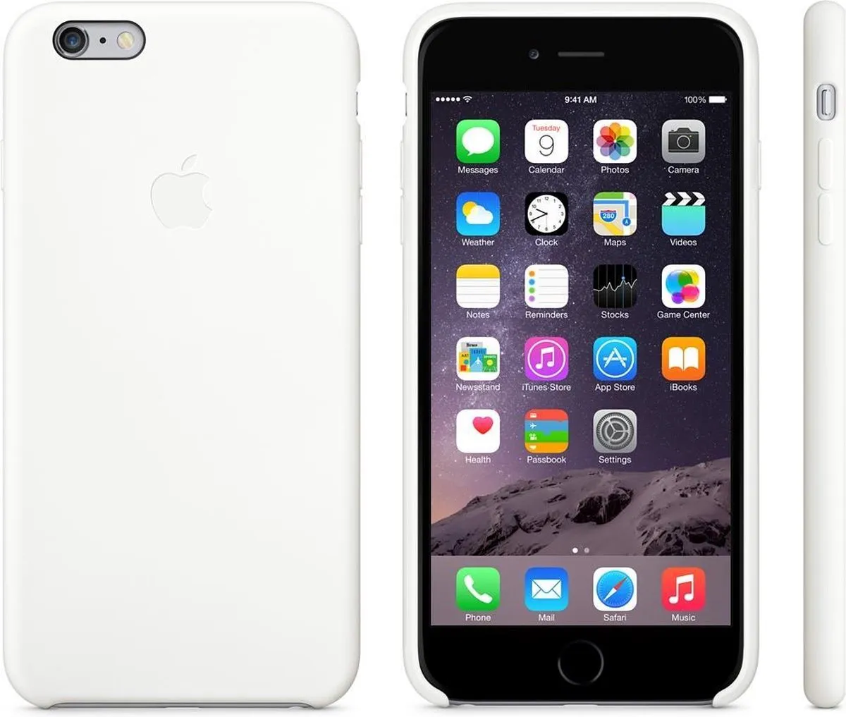 Apple Silicone Hoesje iPhone 6/6S Plus MGRF2ZM/A - Wit