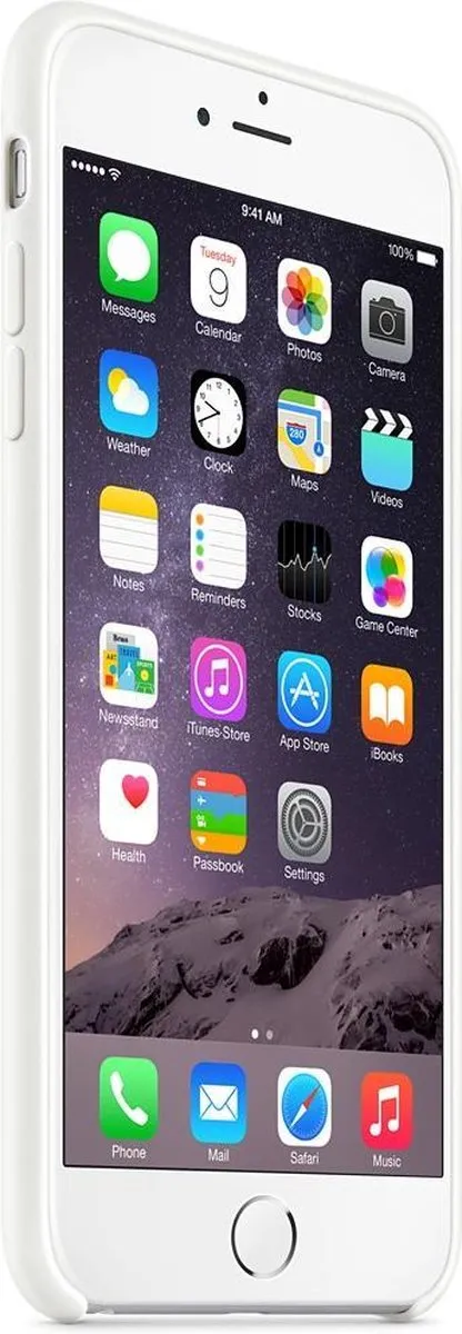 Apple Silicone Hoesje iPhone 6/6S Plus MGRF2ZM/A - Wit - afbeelding 6 van 6