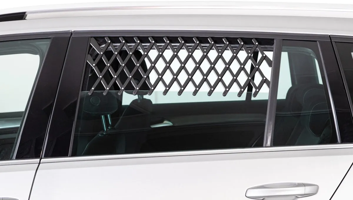 Trixie Auto Ventilatierooster 30-110cm - Zwart - afbeelding 5 van 6