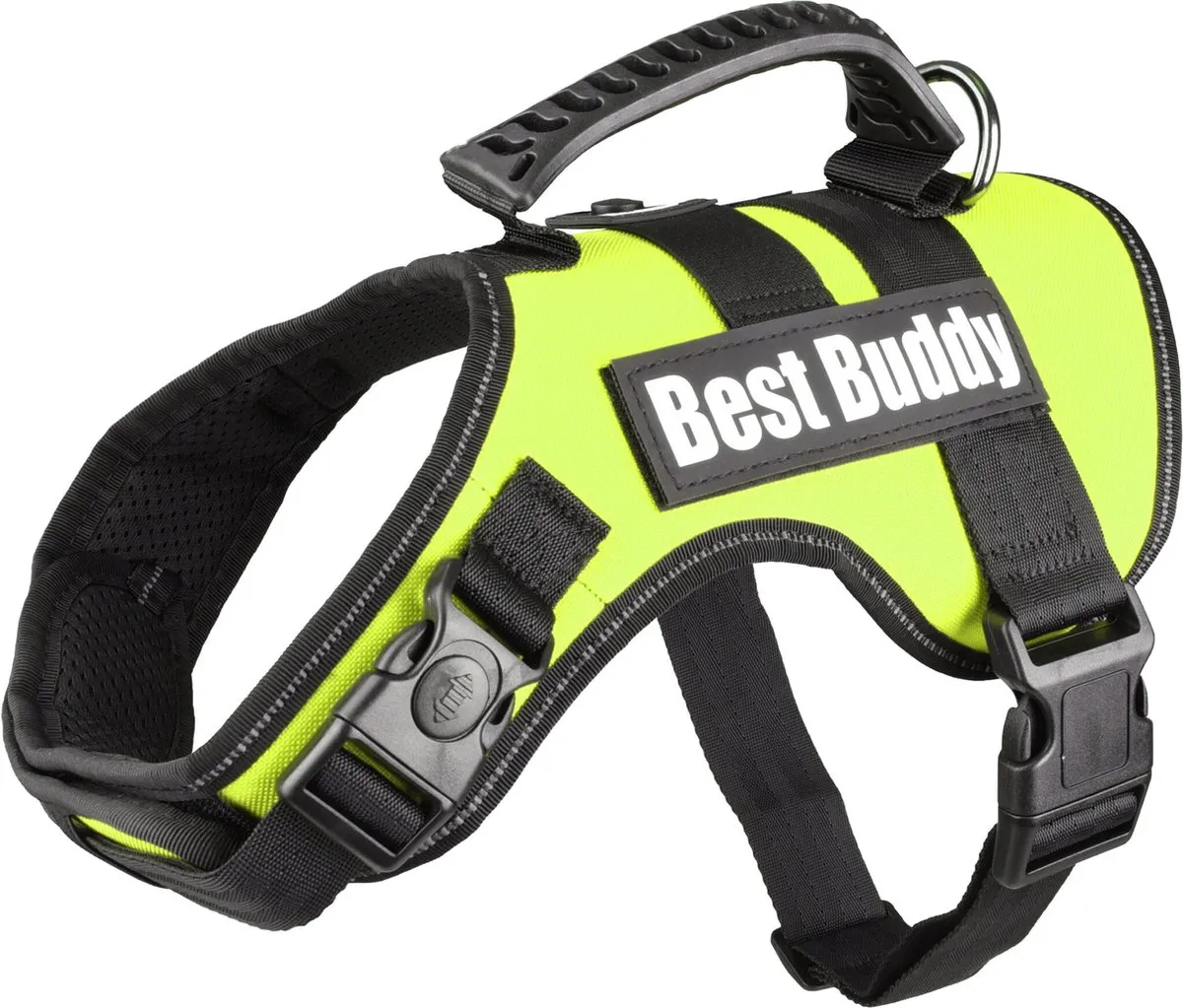 Flamingo Harnas Best Buddy Uranus Neon Groen M