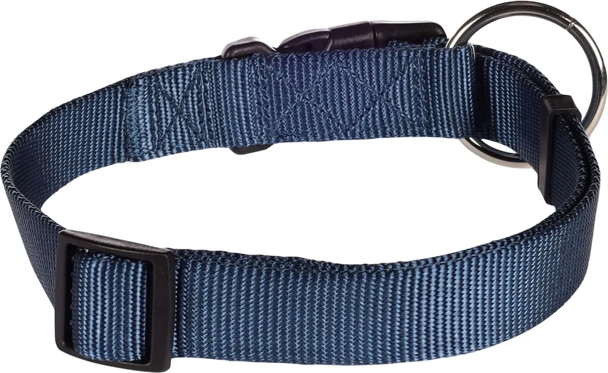Flamingo Ziggi Halsband - Donkerblauw L 45-65cm