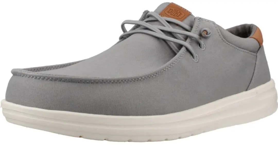Hey Dude Paul Canvas Mocassin Monument Grey 43 - afbeelding 2 van 4