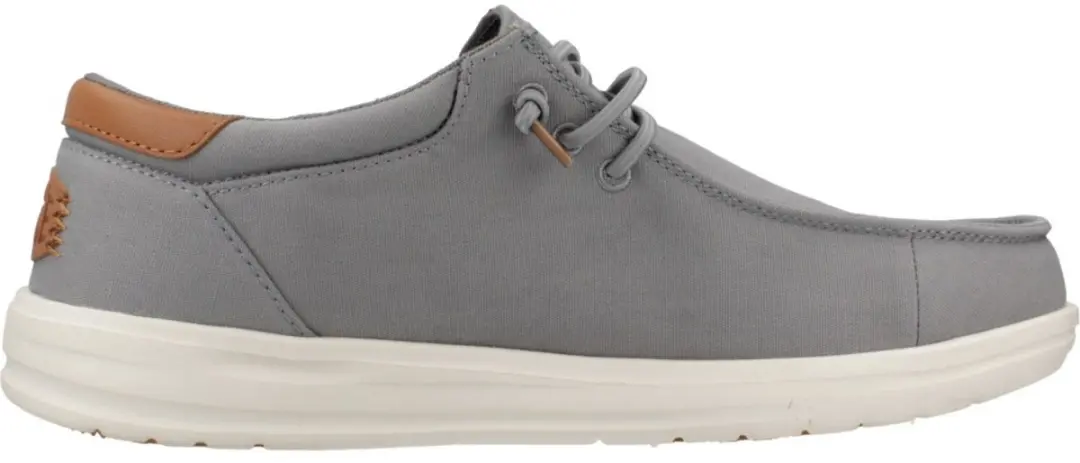 Hey Dude Paul Canvas Mocassin Monument Grey 43 - afbeelding 3 van 4