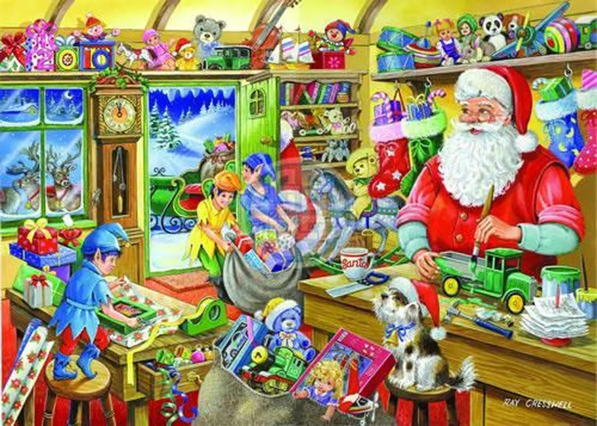 House Of Puzzles Santa's Workshop Puzzel 51000 Stuks HP0196