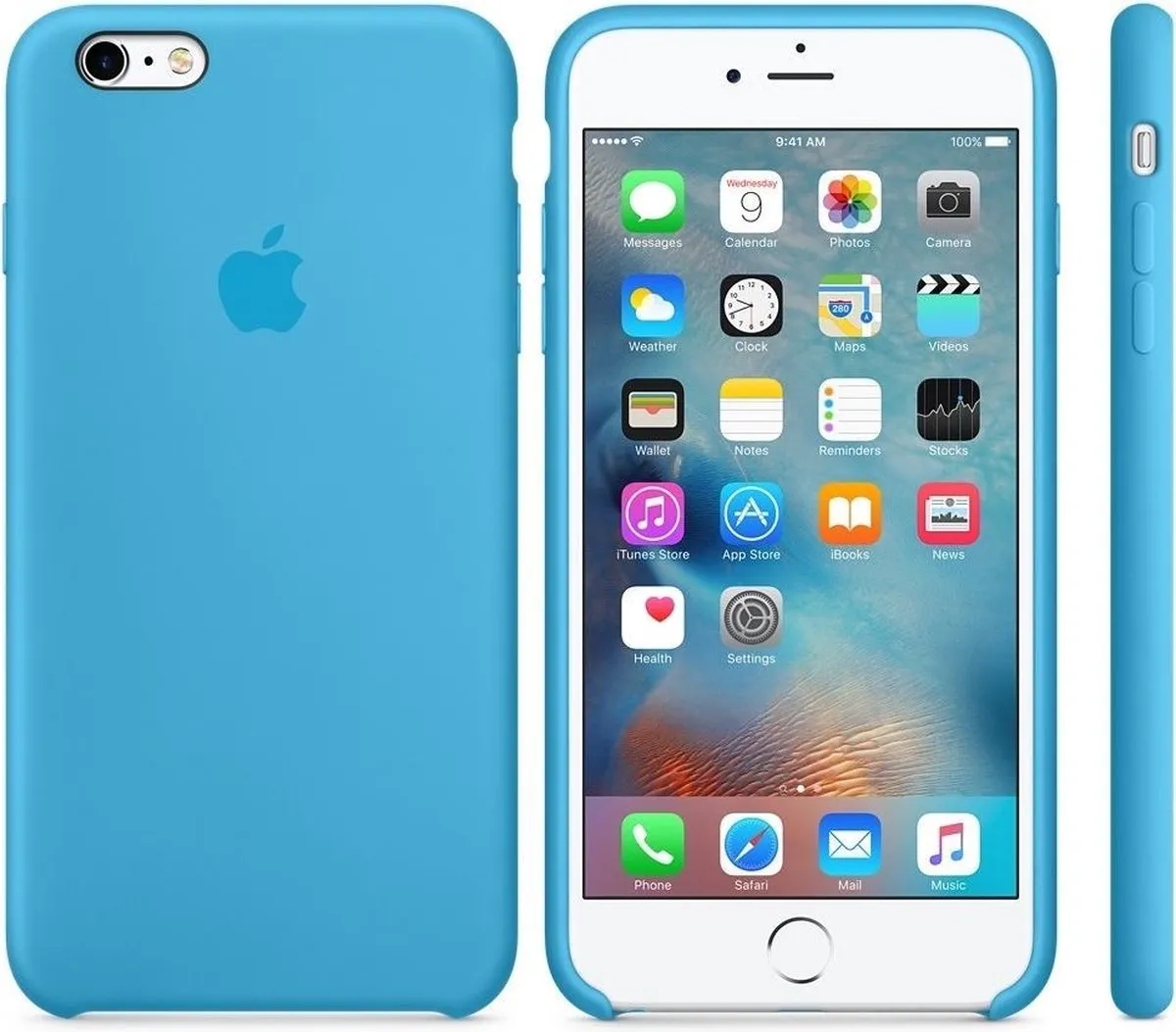 Apple Siliconen Hoesje iPhone 6/6s Plus MGRH2ZM/A - Lichtblauw