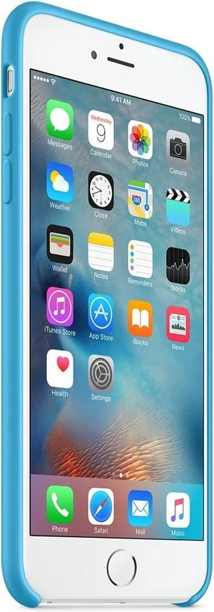 Apple Siliconen Hoesje iPhone 6/6s Plus MGRH2ZM/A - Lichtblauw - afbeelding 6 van 6