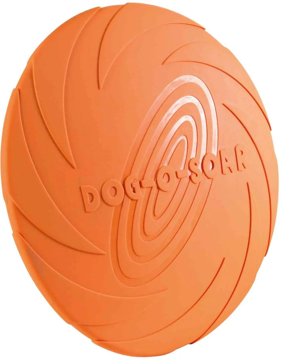 Trixie Dog Disc Drijvend Natuurrubber - 24x24cm - Assorti - afbeelding 2 van 5