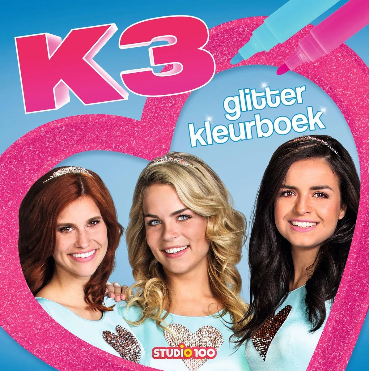 Studio 100 K3 Glitterkleurboek