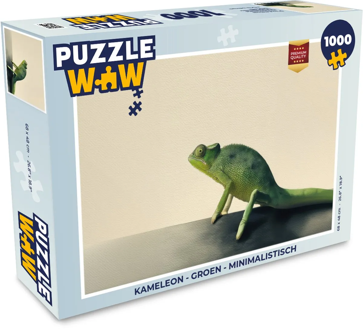 PuzzleWow Kameleon Legpuzzel 1000 Stuks
