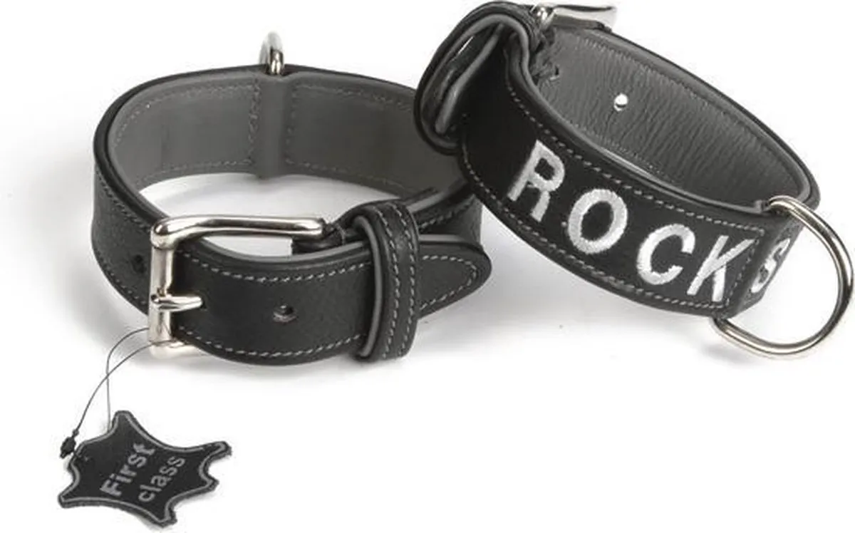Beeztees Rockstar Leren Halsband - S
