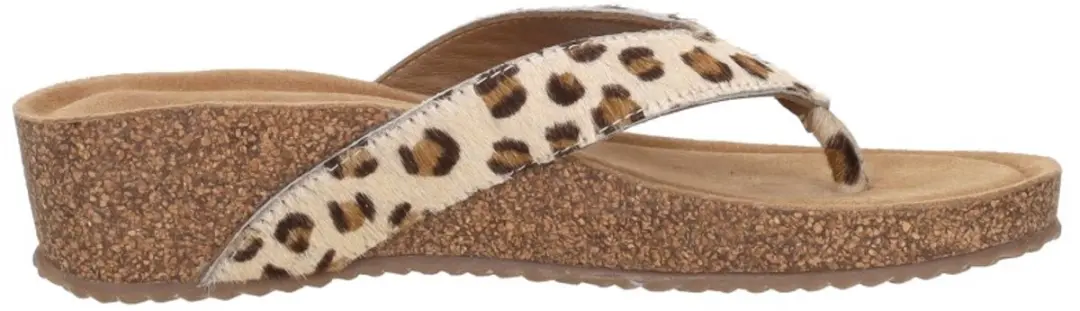 Lazamani - Leia Dames Teenslippers Leopard - Maat 36 - afbeelding 2 van 6