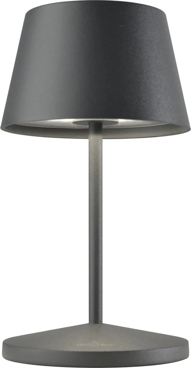 Villeroy & Boch Seoul Acculamp 2.0 - Warm wit licht - Grijs/Antraciet
