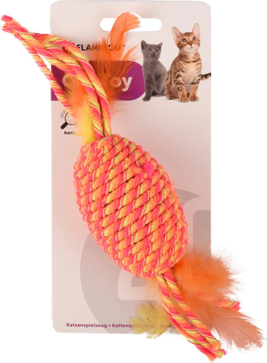 Flamingo Bibi Ps Roller Kat - Oranje 29cm