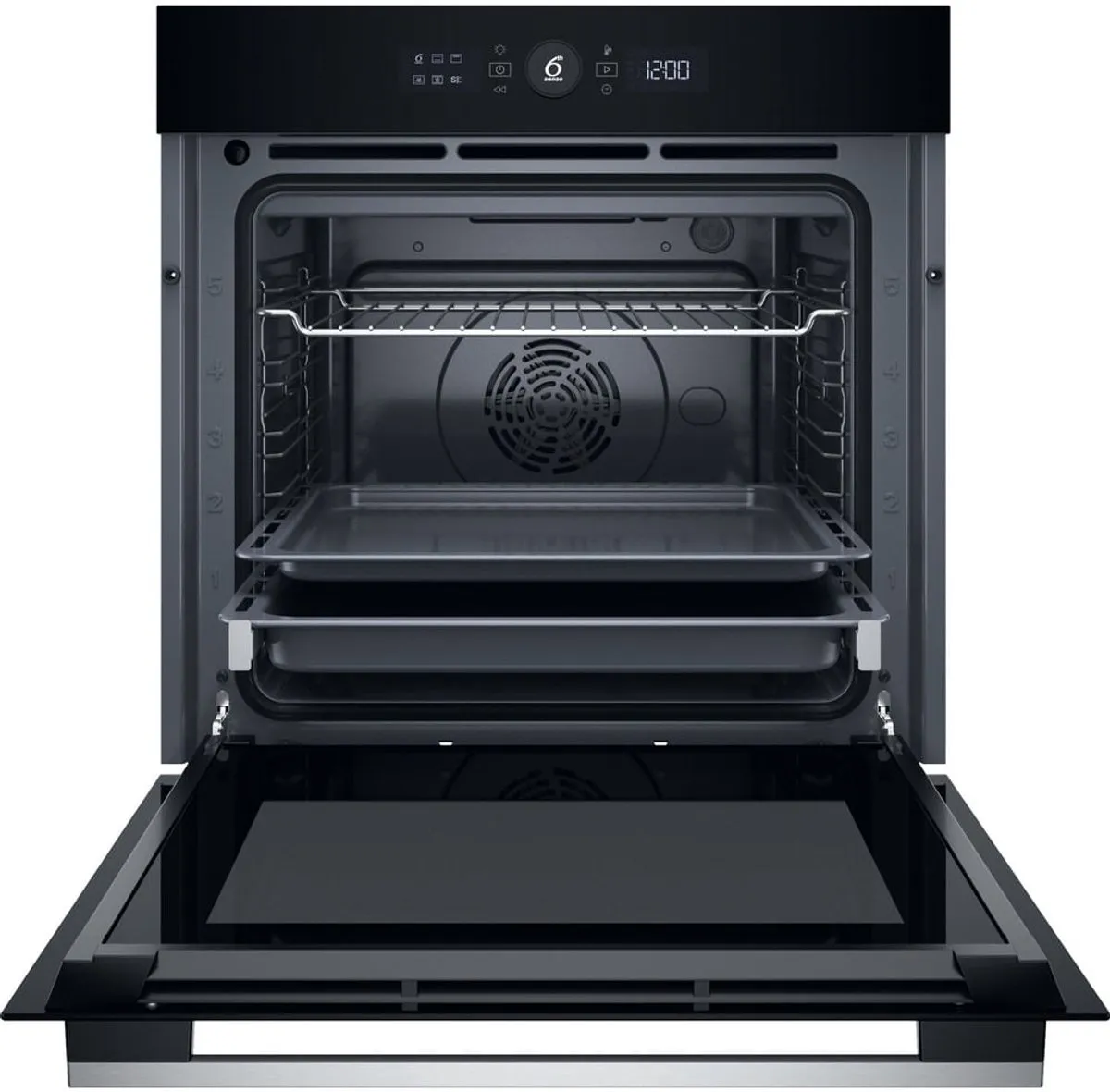 Whirlpool WOI5S8HM1SXA Inbouwoven 73L - Zwart/Roestvrijstaal