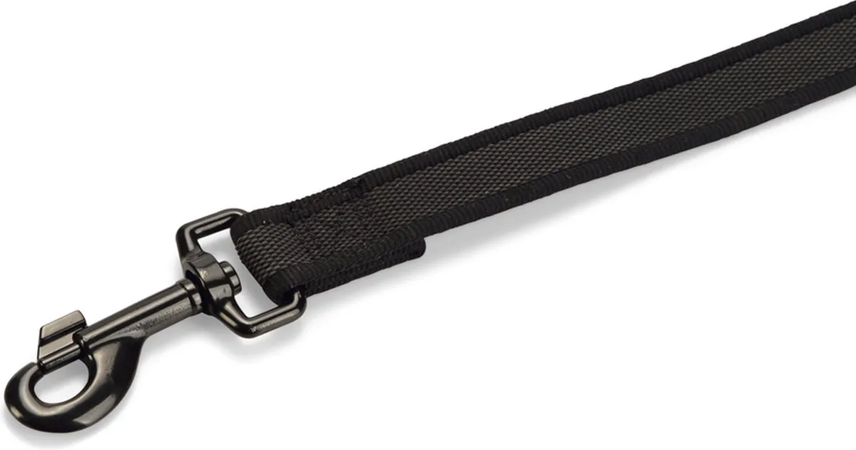 Beeztees Parinca Premium Hondenriem XXL - 10m - Zwart