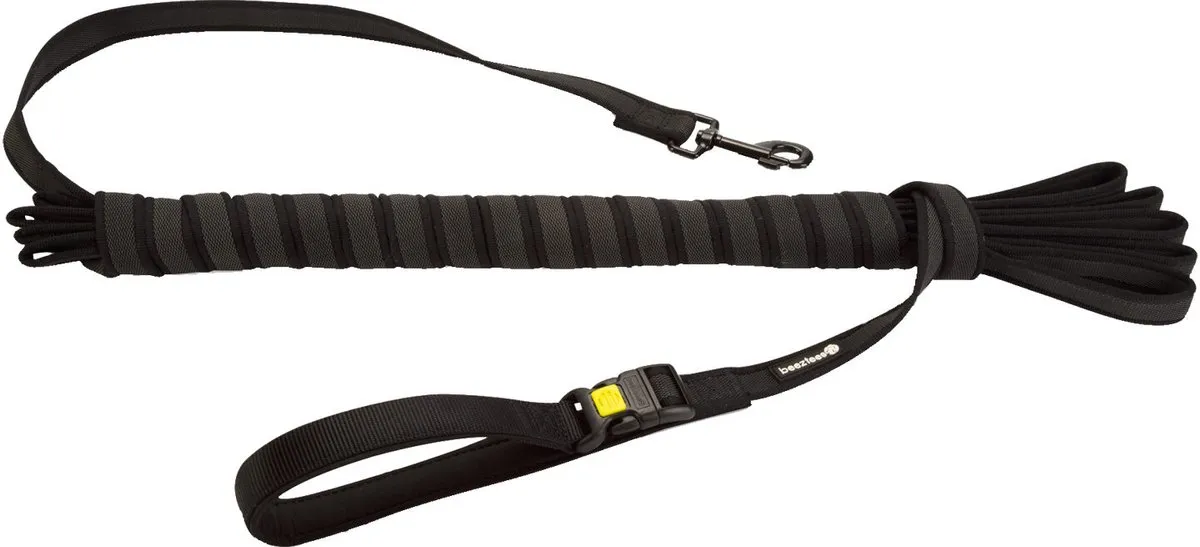 Beeztees Parinca Premium Hondenriem XXL - 10m - Zwart