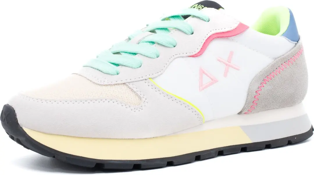 Sun68 Ally Color Explosion Lage sneakers - Dames - Wit - Maat 36 - afbeelding 3 van 6