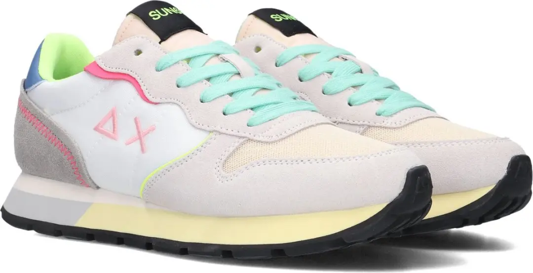 Sun68 Ally Color Explosion Lage sneakers - Dames - Wit - Maat 36 - afbeelding 4 van 6
