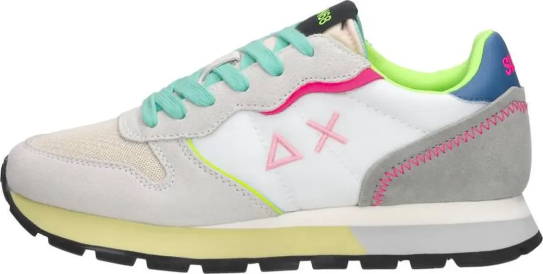 Sun68 Ally Color Explosion Lage sneakers - Dames - Wit - Maat 36 - afbeelding 2 van 6