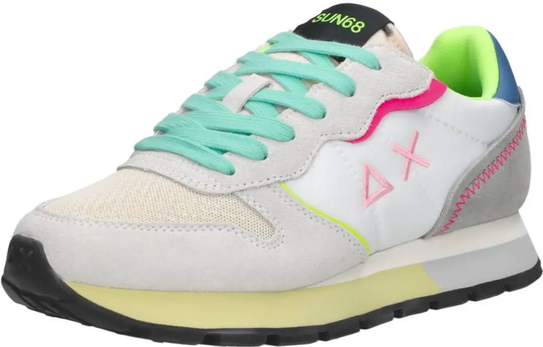 Sun68 Ally Color Explosion Lage sneakers - Dames - Wit - Maat 36 - afbeelding 5 van 6