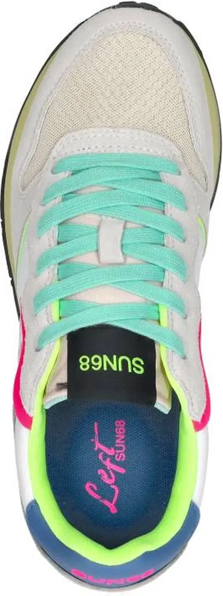 Sun68 Ally Color Explosion Lage sneakers - Dames - Wit - Maat 36 - afbeelding 6 van 6