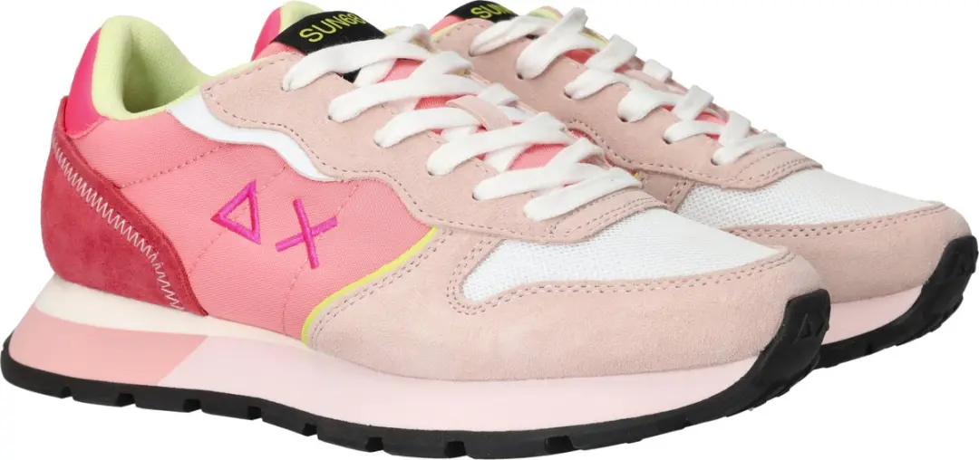 Sun68 Ally Color Explosion Sneakers - Dames - Lichtroze - Maat 39 - afbeelding 4 van 6