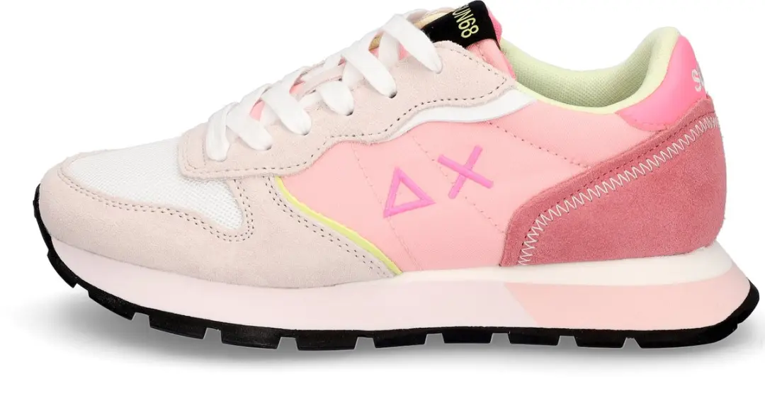 Sun68 Ally Color Explosion Sneakers - Dames - Lichtroze - Maat 39 - afbeelding 2 van 6