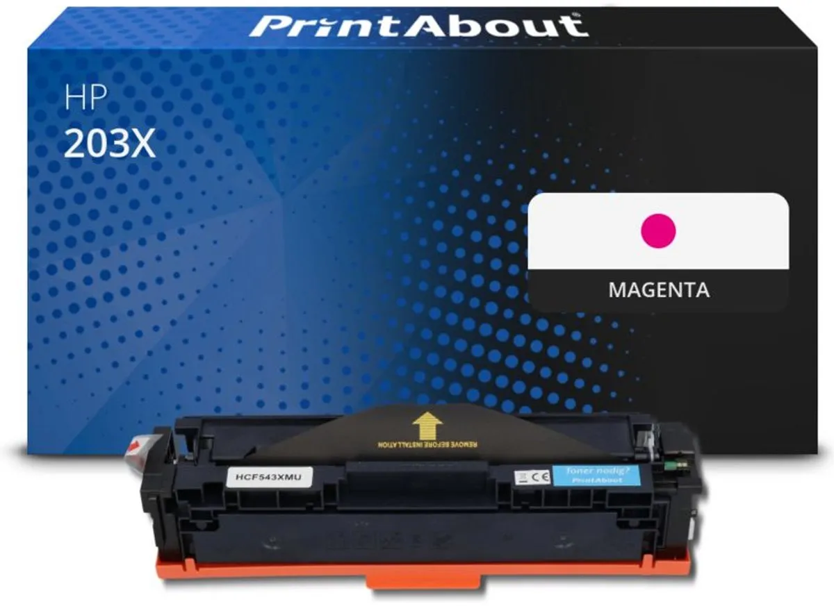 PrintAbout Toner 203X CF543X Magenta - 2.750 pagina's