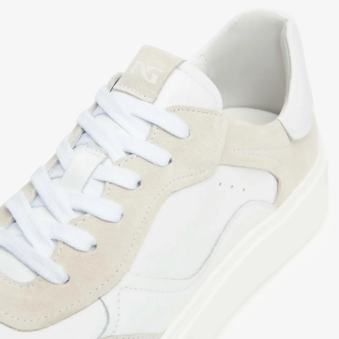 Nerogiardini Velour Cile Bianco Eva Rodero 02 Sneaker