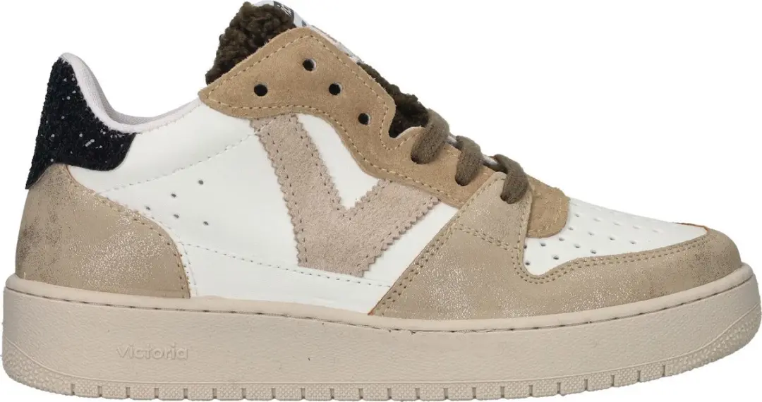 Victoria Sneaker - Vrouwen - Wit/beige - Maat 36 - afbeelding 3 van 6
