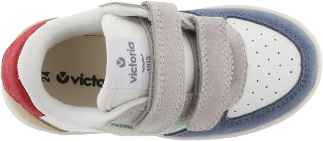 Victoria Tiempo Tiras Serraje Sneaker - Blauw - afbeelding 2 van 6