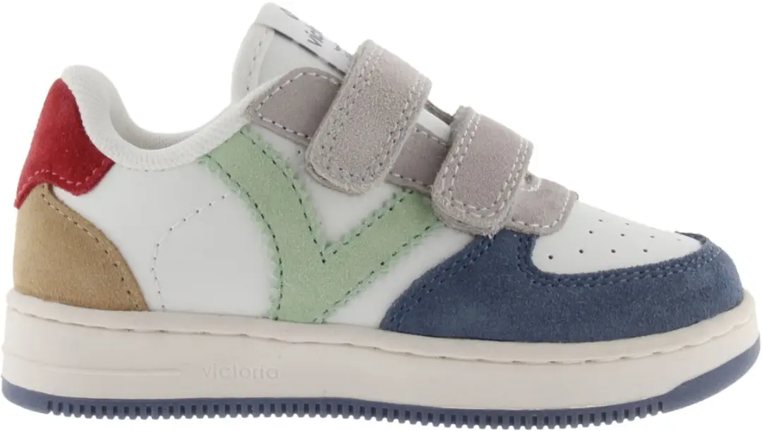 Victoria Tiempo Tiras Serraje Sneaker - Blauw - afbeelding 3 van 6