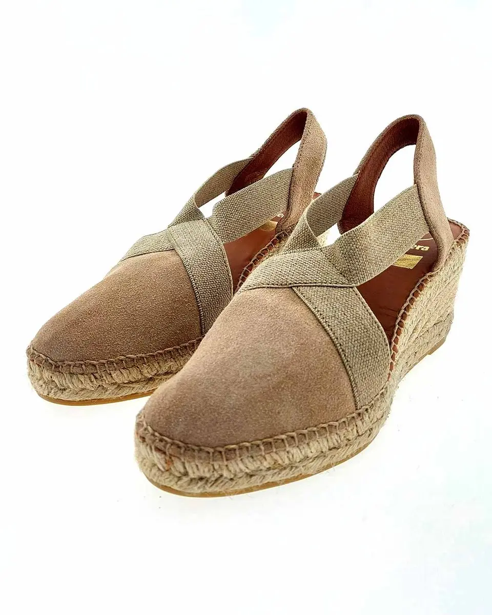 Viguera 1382 Vitelo Desert Sandaletten Beige Suede Dames - Beige - 41 - afbeelding 5 van 6