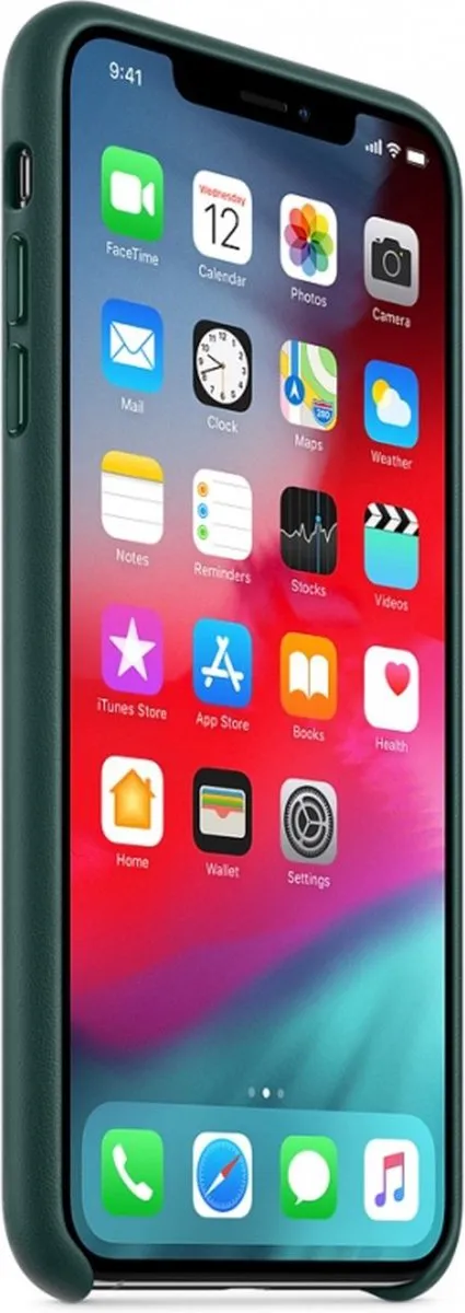 Apple Leren Hoesje iPhone Xs Max MTEV2ZM/A - Groen