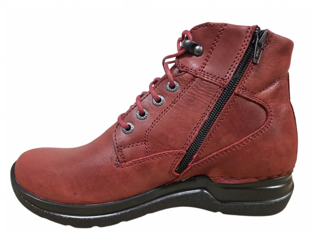 Wolky 0661636-553 Veterschoenen Dames - Rood - 44 - afbeelding 4 van 4