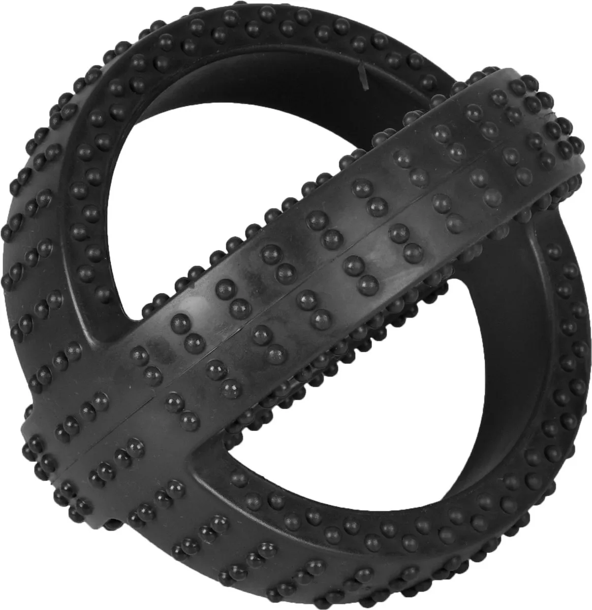 Flamingo Rubber Gladiator Cross Ball - 14cm Zwart