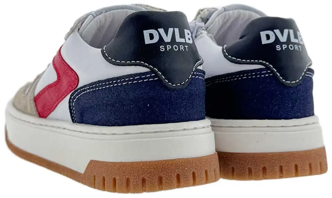 Develab 45451 Leren Sneakers Jongens - Wit - Maat 31 - afbeelding 4 van 6