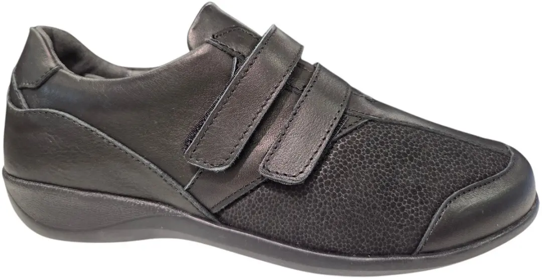 Q-Fit Nola klittenbandschoenen zwart 37