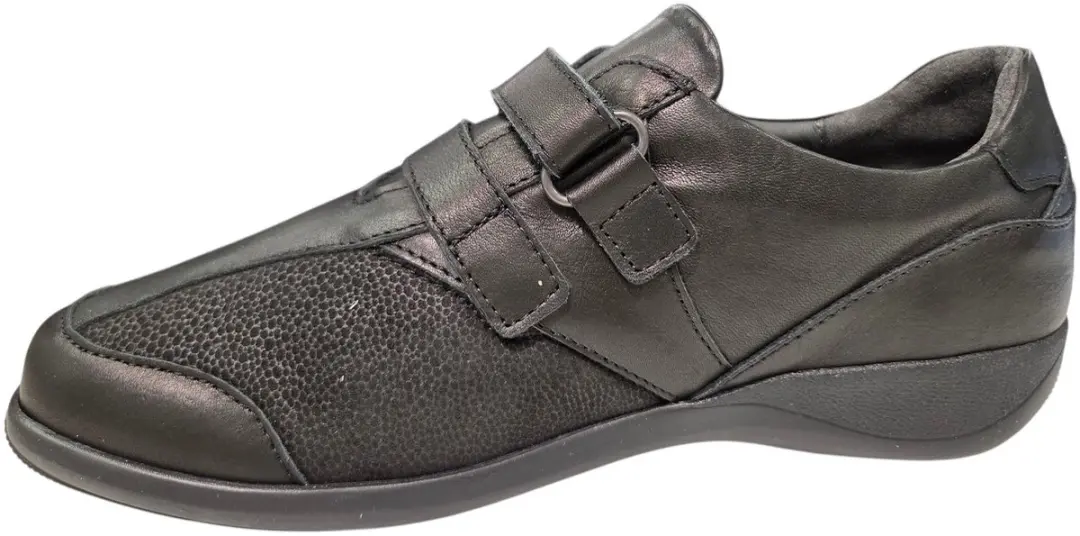 Q-Fit Nola klittenbandschoenen zwart 37 - afbeelding 5 van 6