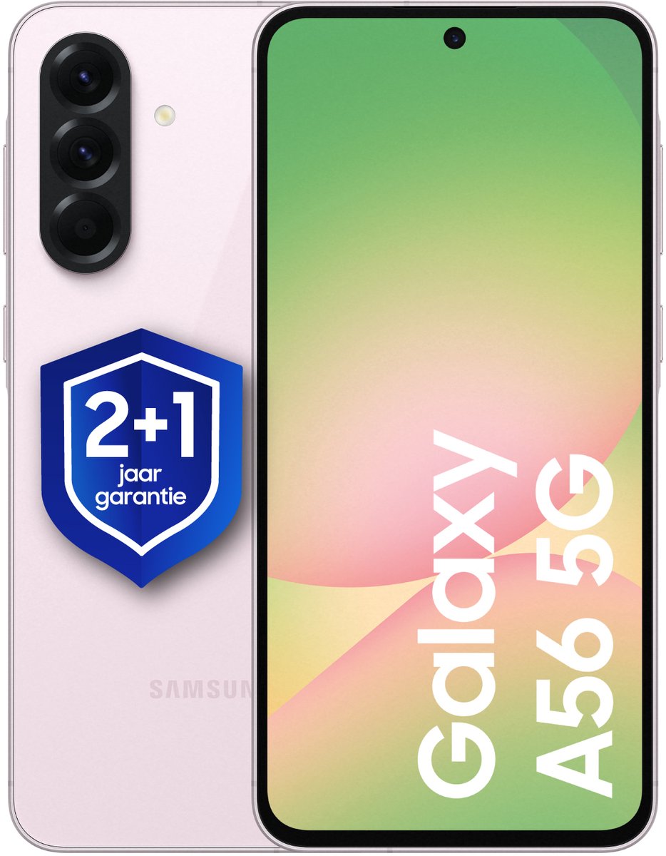 Samsung Galaxy A56 - 5G - 256GB - Awesome Pink + 1 jaar extra garantie