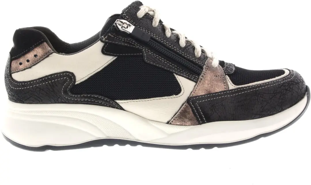 Dames Veterschoenen Durea 6295-608-1731 Fleur K Zwart