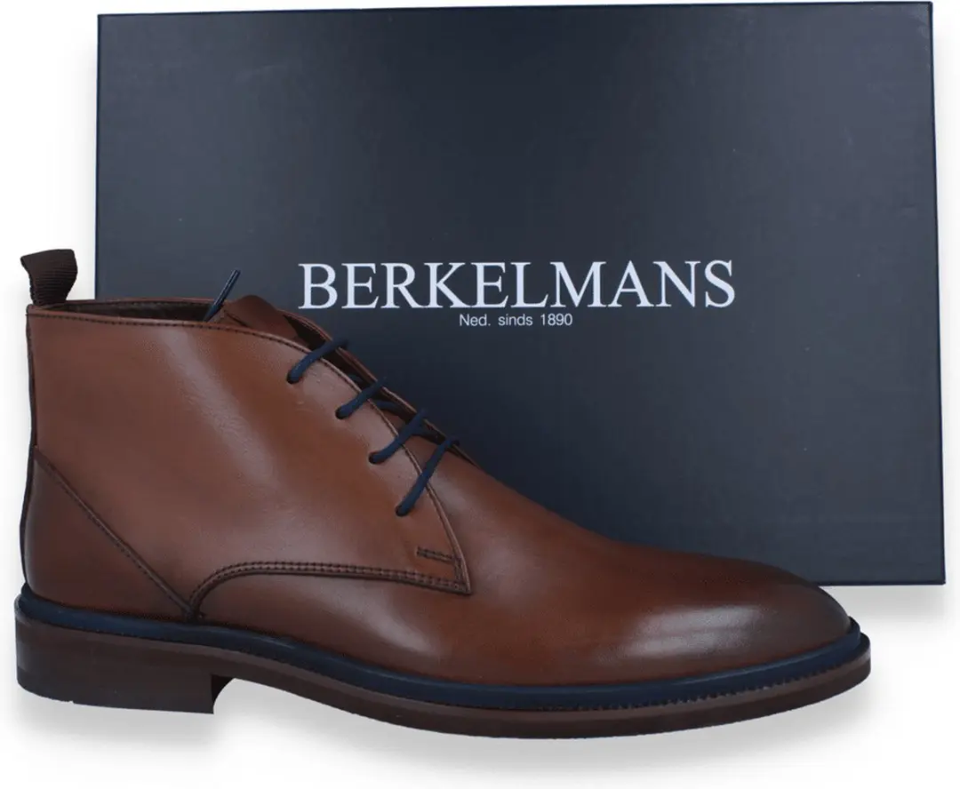 BERKELMANS 232184702 Hoge Veterschoen Maat: 43