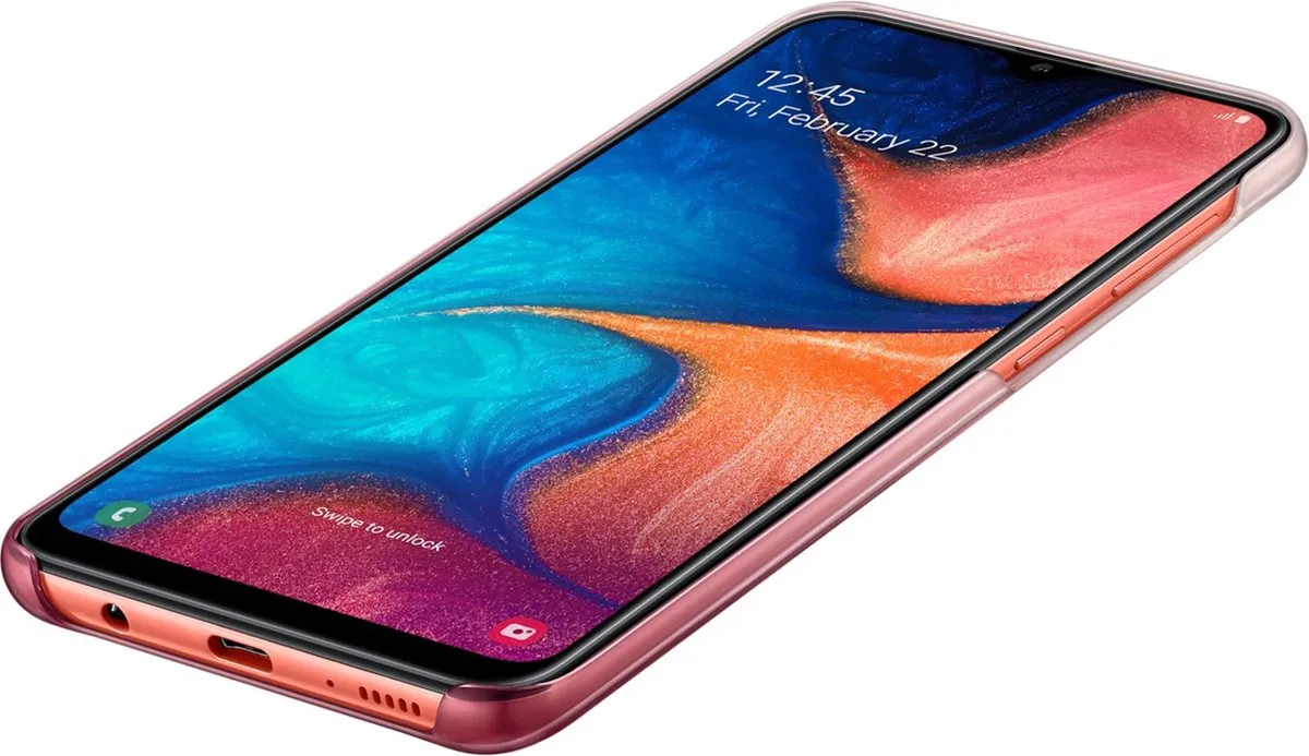 Samsung Gradation Hoesje A20e - Roze - EF-AA202CPEGWW