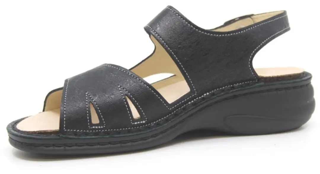 Finn Comfort DENIA Sandalen - Wijdte H - Zwart - afbeelding 2 van 5