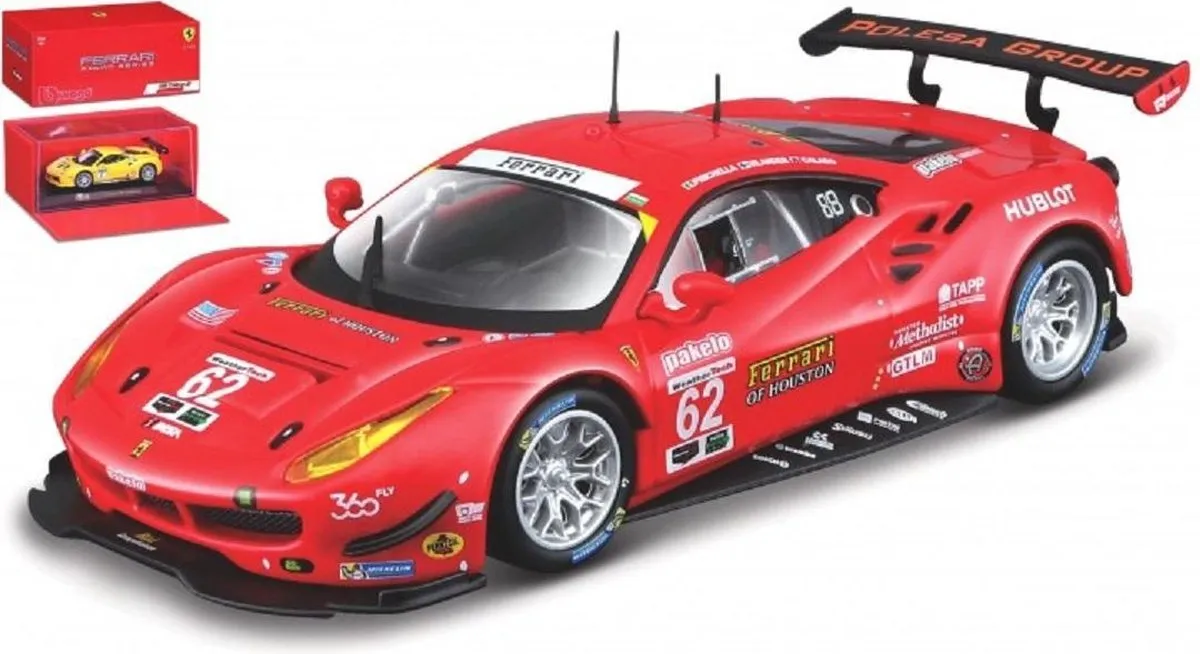 Ferrari 488 GTE #62 24H Daytona 2017 Modelauto 1:43 - Multicolor