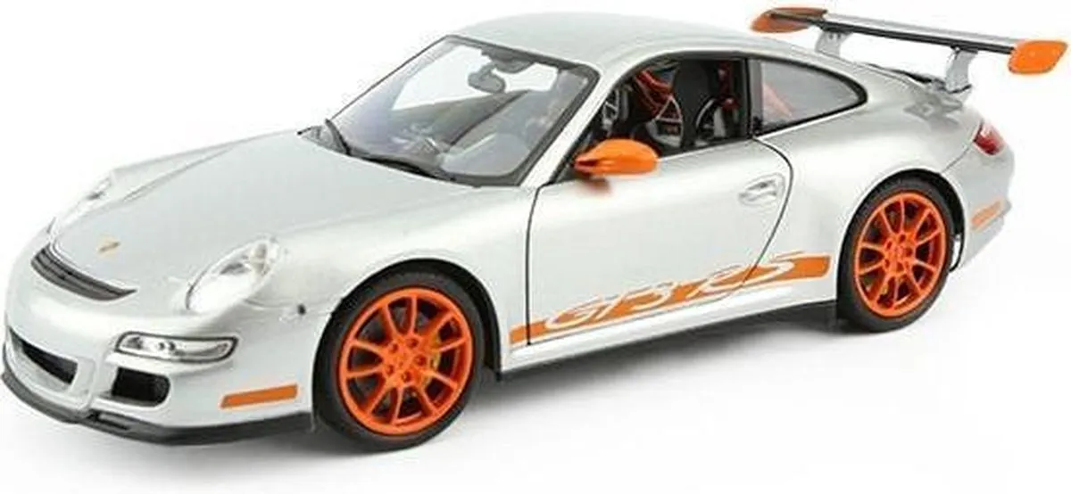 Porsche 911 GT3 RS 1:18 Schaalmodel - Zwart/Oranje