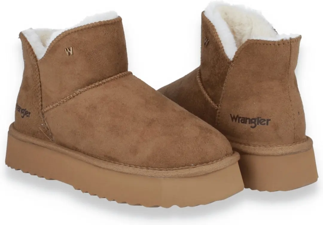 Wrangler Dames Elsa Platform Boots Cognac 41 - afbeelding 3 van 5