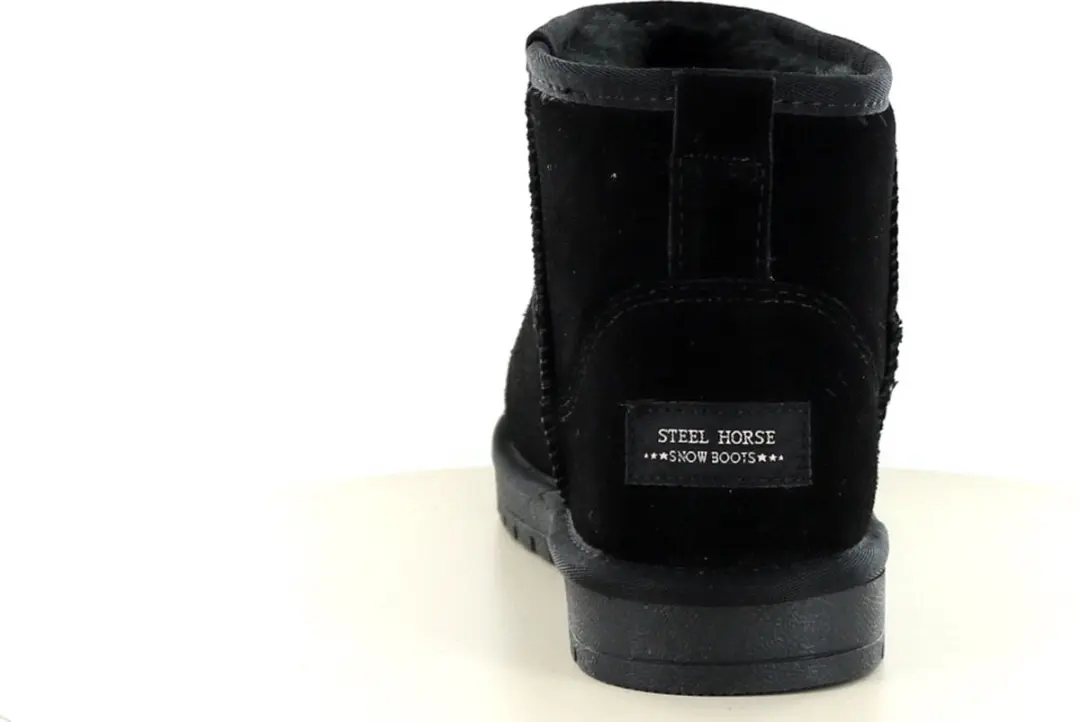 Hafjes Cozy Boot Enkellaarzen - Zwart - afbeelding 3 van 4